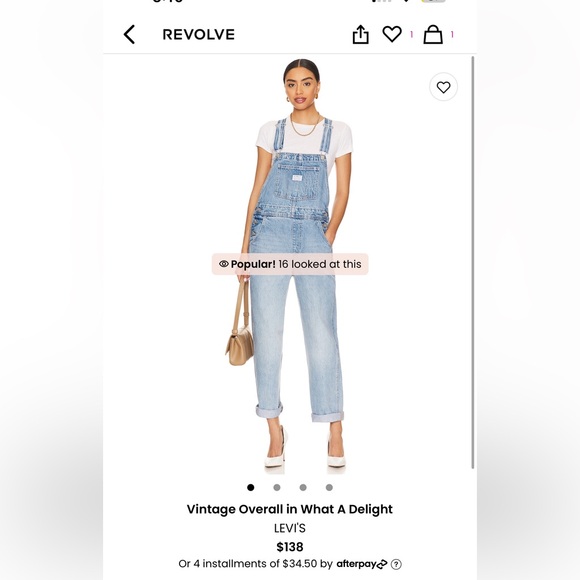 LEVI’S Vintage Overall